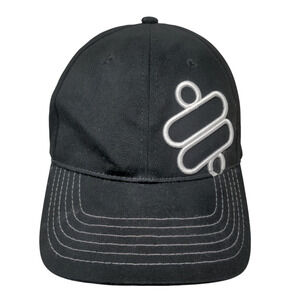 RideTech Men's Fitted Hat Black Size M/L Embroidered Logo Freeform Caps